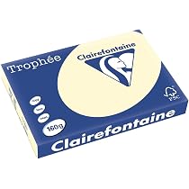 Farbiger Kopierkarton Clairefontaine Trophée Color A4 160g pastell sand Farbiger Kopierkarton Clairefontaine Trophée Color A4 160g pastell sand