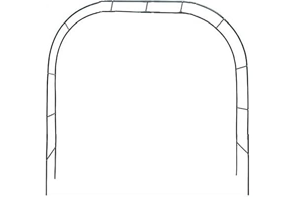 HUIKJI Arche de jardin, grande pergola en métal, arche de jardin de mariage pour diverses plantes grimpantes ou pelouse, décoration de fête de mariage