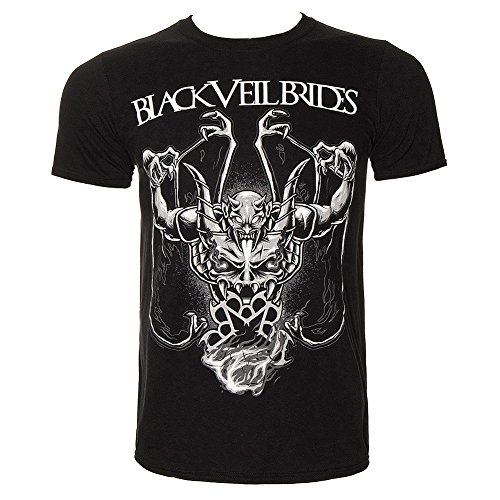 Camiseta de manga corta "demonio" de Black Veil Brides (Negro)
