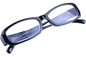 Inlefen Schlanke rechteckige Lesebrille Retro Vintage Brillen Herren Damen +4.00 +4.50 +5.00 +5.50 +6.00