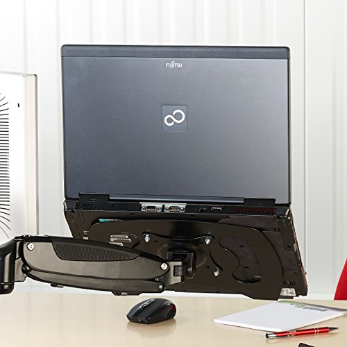 General Office Notebook-Auflage (bis 16″) mit VESA-Aufnahme für Monitor-Schwenkarme - 3