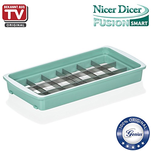 Genius Nicer Dicer Fusion Smart Julietti | Mint-Grün | 16 Teile | Alles-Schneider | Reiben | Julienne | Spiralen | Hobeln | Würfeln | Schneid-Gerät | Bekannt aus TV | NEU - 3