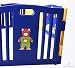 Plastic Baby Playpen / Large Babies Playpen 180cm (8-Sides) / Includes Soft Foam Colourful Reversible Nonslip Playmat