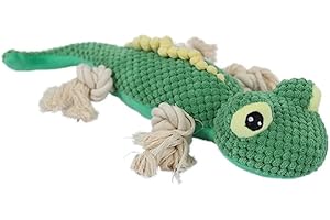 BELCKA LTD BEST CARE FOR YOUR HOME Belcka- Large Plush Dog Toy With Natural Cotton Rope- Interactive Dog Toys for Boredom- Durable Dog Chew Toys for Small, Large, Medium Breeds- Squeaky Dog Toys for Pets- Dog Gifts