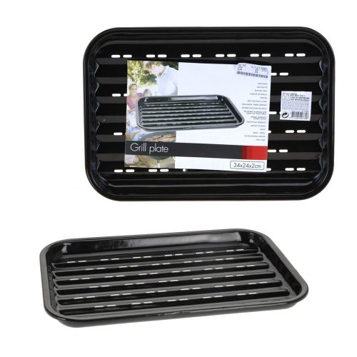 Preisvergleich Produktbild BBQ Gril Aluminiumguss 345 x 240 x 25 cm