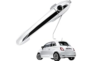 Ruolin Maniglia Della Portiera Esterna dell'Auto Sostituzione per Fiat 500 2007-2020, Sostituzione per Abarth 500 2008-2020, Sinistra