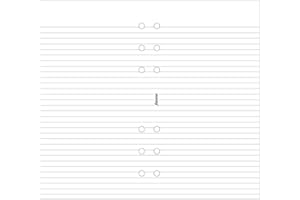 Filofax Notatnik osobisty w linie — biały