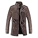 Produktbild FeiBeauty Herren Winter plus Samt Stehkragen warme Winterjacke Mode lose Windbreaker Jacke