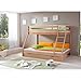 Produktbild Relita Etagenbett Mike mit Bettschublade Buche massiv natur lackiert