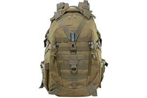 LOCAL LION Zaino Tattico da 30-40 Litri in Tessuto di Oxford Impermeabile,Zaino da Escursionismo Militare all'Esterno,per Trekking Ciclismo Alpinismo,Viaggio,e Tante attività Sportiva all’Aperto