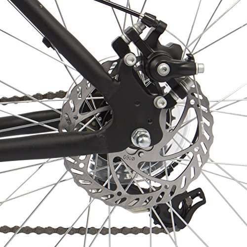 Gregster Mountainbike 26 Zoll für Damen und Herren in schwarz, Fahrrad mit Aluminium Rahmen Shimano Kettenschaltung und Scheibenbremsen - 8