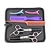Surker Professional Hairdressing Scissors 6 inch Scissors Set With Comb And Hair Clippers Self Hair Cutting Case