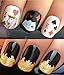 NAIL DECALS WATER TRANSFERS ART SET #157. A SHEET OF WATER NAIL TRANSFERS & A LARGE GOLD LEAF SHEET FOR CUSTOM DESIGNED NAIL! LAS VEGAS CASINO PLAYING CARD DECK OF CARDS KING OF HEARTS CLUBS DIAMONDS ACES WATER WRAP STICKERS DECALS & STUNNING 24KT GLIZZY GOLD LEAF FOR FULL HOLLYWOOD NAILS! ALL CAN BE USED WITH NATURAL GEL ACRYLIC STICK ON NAILS!