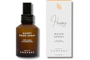 Made by Coopers Happy Atmosphere Mist – Handcrafted Room & Fabric Spray with Essential Oil Blend, Uplifting Air Freshener for Home Relaxation, 60ml