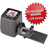 DIGITNOW! 1800DPI High Resolution 5M/10M Photo and Film Scanner, convert 35mm/135 mm Negative &amp;Slide to Digital JPG saved into SD card, No Computer/Software Required to Operate
