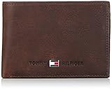 Mustern: Eton Münzen Portemonnaie Schwarz/Braun (12x9.5cm),Eton Mini Kreditkarte Schwarz/Braun (10.5x8.5cm),  Johnson Kreditkarte Halter Schwarz/Braun (10x7cm), Johnson Mini Kreditkarte