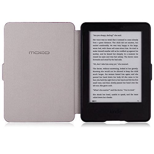 Kindle 7.Gen Hülle Case – MoKo Superleicht PU Leder Tasche Schutzhülle Schale für Amazon E-reader Kindle (7. Generation – 2014 Modell)(Nur Geeignet für Kindle 2014 Modell mit Touchscreen), Violett - 4