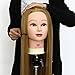 Neverland Beauty 26" Long Smooth 100% Synthetic Brown Hair Hairdressing Equipment Styling Head Doll Mannequin Training Head Tools Braiding Cutting Student Practice Model with Clamp #27 UK Stock