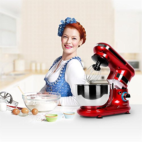 Klarstein TK18-Serena Rossa Küchenmaschine 600 W, rot - 2