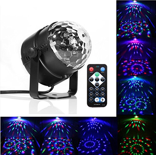 Mini Proiettore Luci Natalizie.Gledto Mini Palla Lampada 3led Multicolore Rgb Magica Proiettore Luci Da Palco Cristallo Rotante Sfera Led Effetto Con Telecomando Alimentazione Euper Ktv Discoteca Bar Club Festa Di Natale Dj