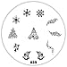 NAILFUN Christmas Nail Stamping Plate A39