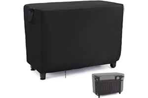 Hohong Cubierta Exterior de 52 Pulgadas para Mesa portátil Keter Unity XL y gabinete de Almacenamiento -132 x 56 x 92 cm