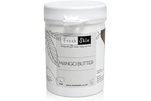 Freshskin Beauty LTD | 250g Mango Butter - Cold Pressed, Refined, 100% Pure & Natural - for Aromatherapy, Skincare, Haircare, Massage and DIY Beauty Recipes - Moisturising & Nourishing