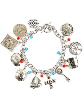Once Upon A Time inspiriert Charme Armband–Emma Schwan Talisman Antik Silber Charms