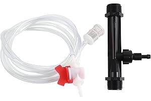 NATUDECO Kit D'injecteur D'engrais Venturi G3/4 Injecteur D'engrais Irrigation Kit De Dispositif D'irrigation De Jardin Injecteur D'engrais Liquide Pour Jardins Vergers Jardinage