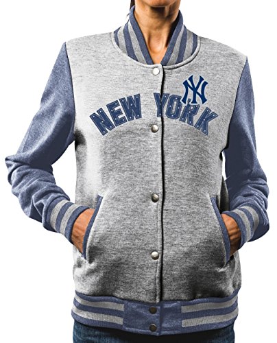 New York Yankees Women's Majestic MLB 'Stolen Bases' Bomber Jacket Veste