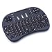 Produktbild iprotect Wireless Mini Multimedia Tastatur 2.4GHz QWERTY Keyboard mit Touchpad für Smartphones, Smart TV, Tablets, Notebooks, Konsolen etc. in schwarz