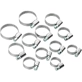 AEE&reg; 10&rsquo;lu Metal Hortum Kelep&ccedil;esi Seti &ndash; 8-18 mm / 11-20 mm / 13-23 mm / 18-25 mm / 14-27 mm | Ayarlanabilir Paslanmaz &Ccedil;elik 
