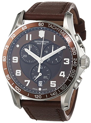 Victorinox 241653 - Reloj, Correa de Cuero Color marrón
