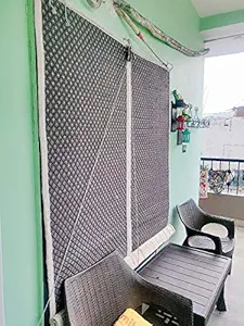 TCLPVC Bamboo Horizontal Window Outdoor Dark Cool Room Blinds Curtains 4/7 ft Pack of 1