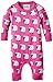 Kite Baby Girls' Ewe Lamb Romper, Pink, 12-18 Months