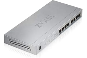 Zyxel GS1008HP Switch PoE+, Szary, 8 Portów
