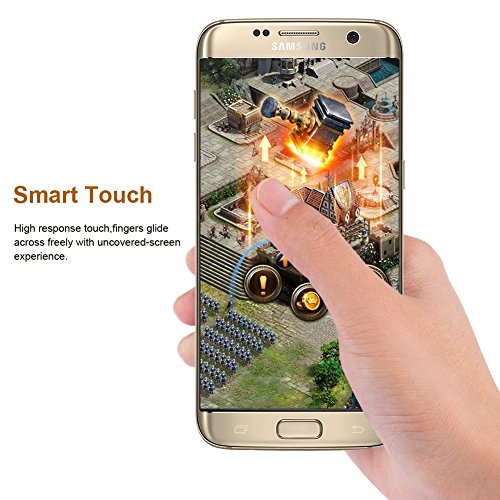 Samsung Galaxy S7 Panzerglas Schutzfolie,(Nicht für Samsung Galaxy S7 Edge) BtDuck HD Ultra Klar Transparent 9H Härtegrad [Kratzfest][Hohe Transparenz] [Fingerabdruck-frei][Blasenfrei] [Anti- Fingerabdrücke] Vollständige Abdeckung Panzerglasfolie folie Displayschutzfolie Hartglas Gehärtetem Glas DisplayPanzerglas Schutzfolie Displayschutz für Samsung Galaxy S7 – 1 Stück - 3