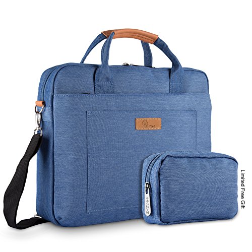 E-Tree 15-15.6 zoll laptoptasche Aktentaschen Handtasche Tragetasche Schulter tasche notebooktasche Laptop sleeve laptop hülle für bis zu 15-15.6 zoll Laptop Dell Alienware / Macbook / Lenovo / HP,Blau