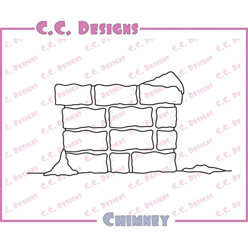 C.C. Designs Swiss Pixie Cling Stamp, 3.25-Inch by 1.5-Inch, Chimney
