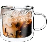 &Ccedil;ift Cidarlı Kahve, Latte, Su Bardağı, 250 ML, Cam Kupa, 1 Adet - 12128