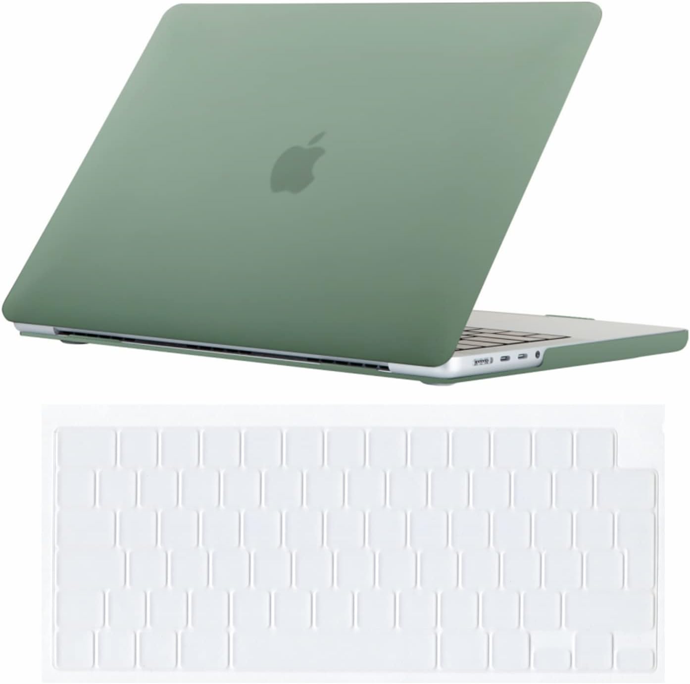 Se7enline Compatible with 2025 2024 2023 2022 2021 MacBook Pro 14 inch Case Hard Shell Laptop Cover for Macbook Pro A2918 A2992 A3112 A3401 A2779 A3434 M5 M4 M3 M2 M1 &TPU Keyboard Skin,Midnight Green