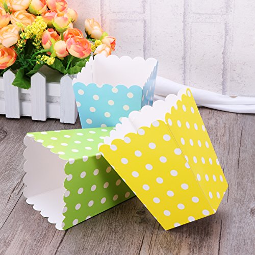 comprare on line Scatole di popcorn, contenitori di caramelle scatole di carta per i favori del partito di film, 36pcs (colore 1) prezzo