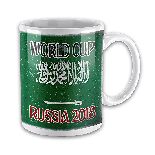 World Cup 2018 - Saudi Arabia Flag Novelty Gift Mug