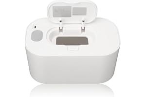 HURRISE Wipe Warmer Case, Baby Wipe Warme Case, Wipe Holder for Baby Adult, Wipe Warmer and Baby Wet Wipes Dispenser, Quickly Evenly Heating Thermostat Portable Warm Wipe Case