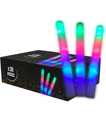 Bastoncini Luminosi A LED Sparklers Club - Set Da 30, Colore Blu, 40 Cm, Per Feste E Matrimoni