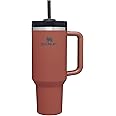 STANLEY Quencher H2.0 Soft Matte Collection, Stainless Steel Vacuum Insulated Tumbler with Lid and Straw for Iced and Cold Beverages, Red Rust, 40 oz