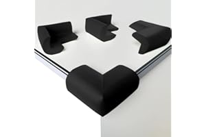 Santme 8 Pezzi Protezione Angoli e Bordi, Morbido Schiuma Paraspigoli Antiurto Protezioni di Sicurezza di Bambini per Tavolo e Mobili Angoli