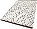 Produktbild ESPRIT Hexagon Moderner Markenteppich, Schurwolle/Baumwolle, Wollweiß, 110 x 60 x 0.8 cm