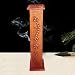 Produktbild Muttertags Special Einzigartige Geschenke Homey Hand geschnitzte Mango Holz Räucherstäbchenhalter Burner Turm, 12 x 3 Zoll,Antique Incense holder,decorative Incense holder