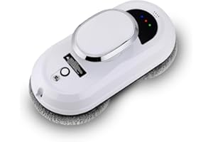 NK Robot Nettoyeur de vitres - Nettoyage Intelligent, détection de Bords, système Anti-Chute et Design Multifonctionnel pour fenêtres, miroirs et Carreaux